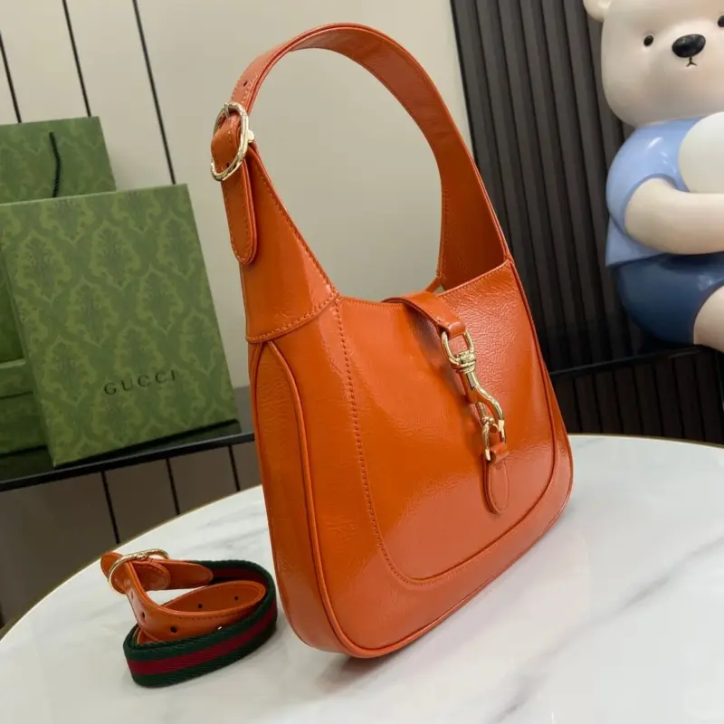 Vintage-Style-Jackie-Small-Hobo-Shoulder-Bag-Patent-Leather-782849-Orange-Vintage-Style-Jackie-Small-Hobo-Shoulder-Bag-Patent-Leather-782849-Orange-5.webp