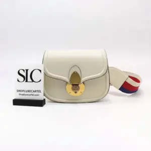 Vintage Style Leather Flap Crossbody Saddle Bag 495663
