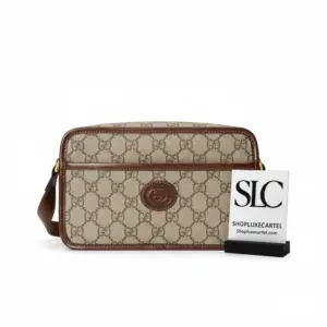 Vintage Style Mini Shoulder Bag with Interlocking G 658572