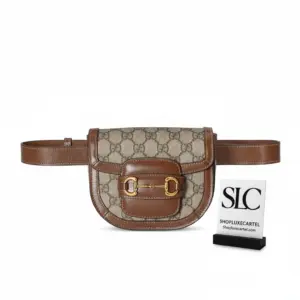 Vintage Style Monogram Horsebit 1955 Rounded Belt Bag 760198