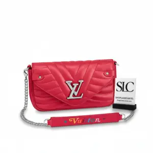 Wave Quilted Leather Chain Strap Pochette Bag M63956 M68479