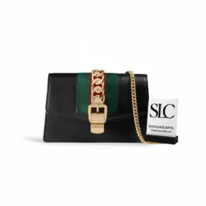 Web Accent Sylvie Leather Super Mini Shoulder Bag 494646