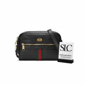 Web Stripe Ophidia Leather Mini Crossbody Shoulder Bag 517350
