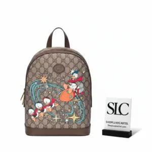 Whimsical Donald Duck Print Small Travel Backpack 552884
