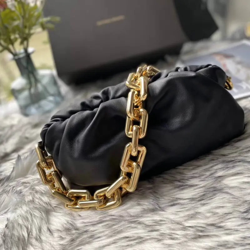 Woven-Leather-Gathered-Chain-Shoulder-Pouch-Bag-620230-Black-Woven-Leather-Gathered-Chain-Shoulder-Pouch-Bag-620230-Black-1.webp