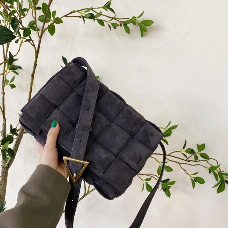 Woven-Padded-Cassette-Crossbody-Shoulder-Bag-in-Suede-591970-Black-Woven-Padded-Cassette-Crossbody-Shoulder-Bag-in-Suede-591970-Black-1.webp