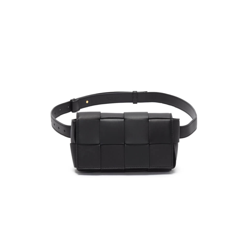 Woven-Padded-Leather-Belt-Bag-Cassette-Style-639367-Black-Woven-Padded-Leather-Belt-Bag-Cassette-Style-639367-Black-1.webp