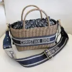 Woven-Wicker-Basket-Shoulder-Bag-with-Blue-Oblique-Strap-M7601-4.webp